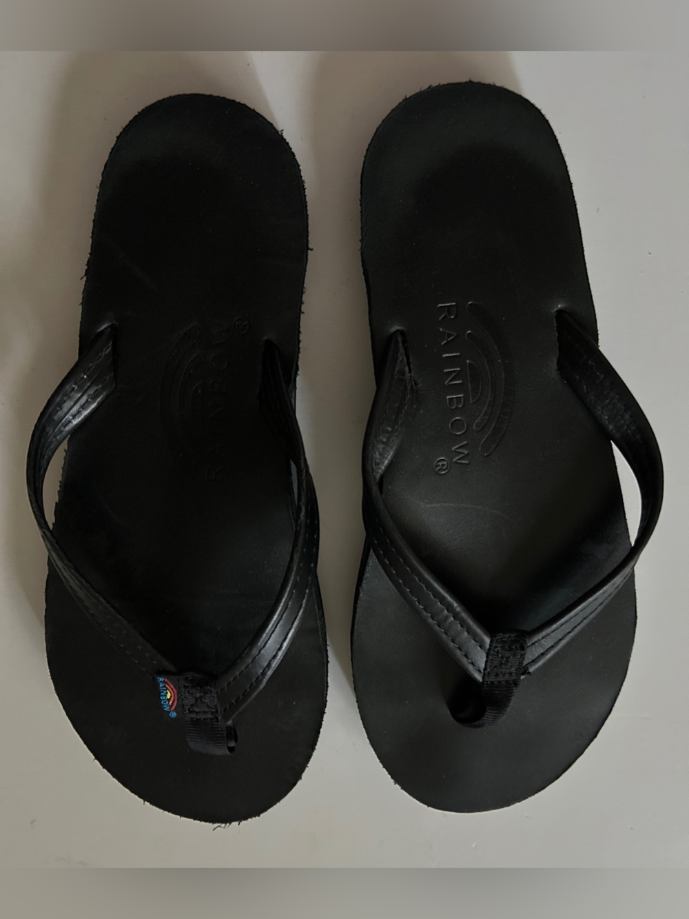 Rainbow Women’s leather sandals flip flops